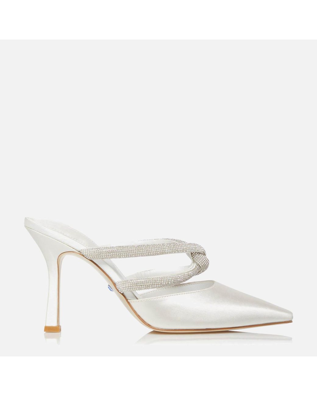 dune heeled mules
