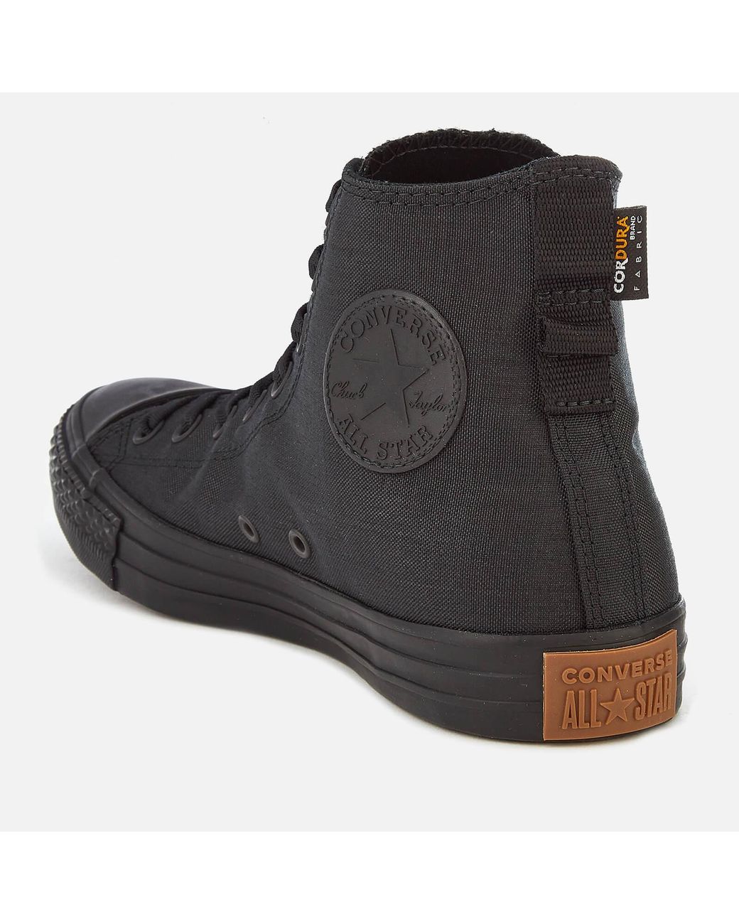 Converse Rubber Chuck Taylor All Star Cordura Hi-top Trainers in Black for  Men | Lyst