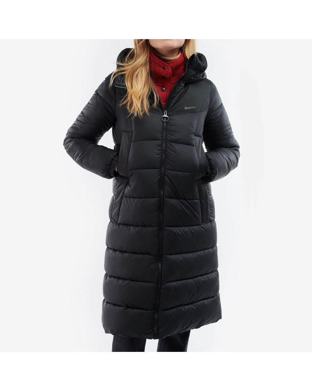 Barbour Buckton Quilted Shell Puffer Jacket in Black | Lyst