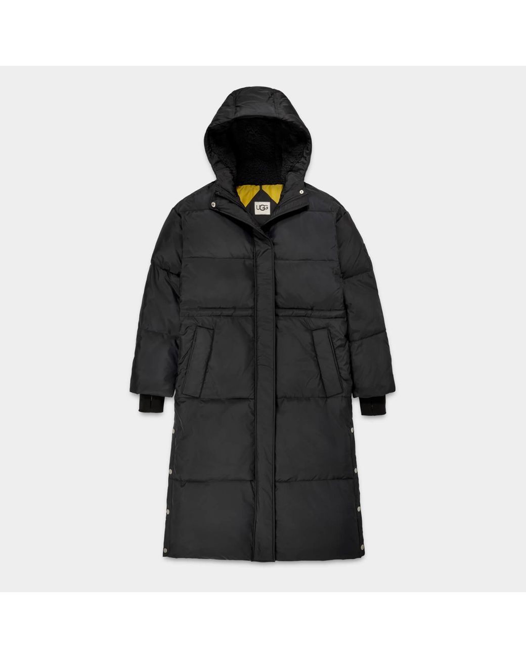 Ugg black puffer coat 2025