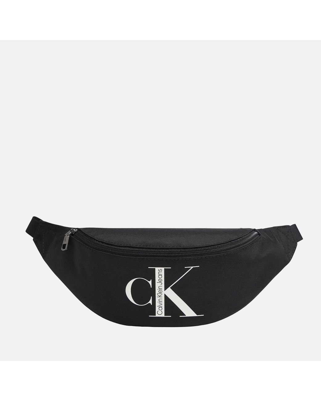 Calvin Klein Sport Essentials Canvas Belt Bag in Black for Men | Lyst
