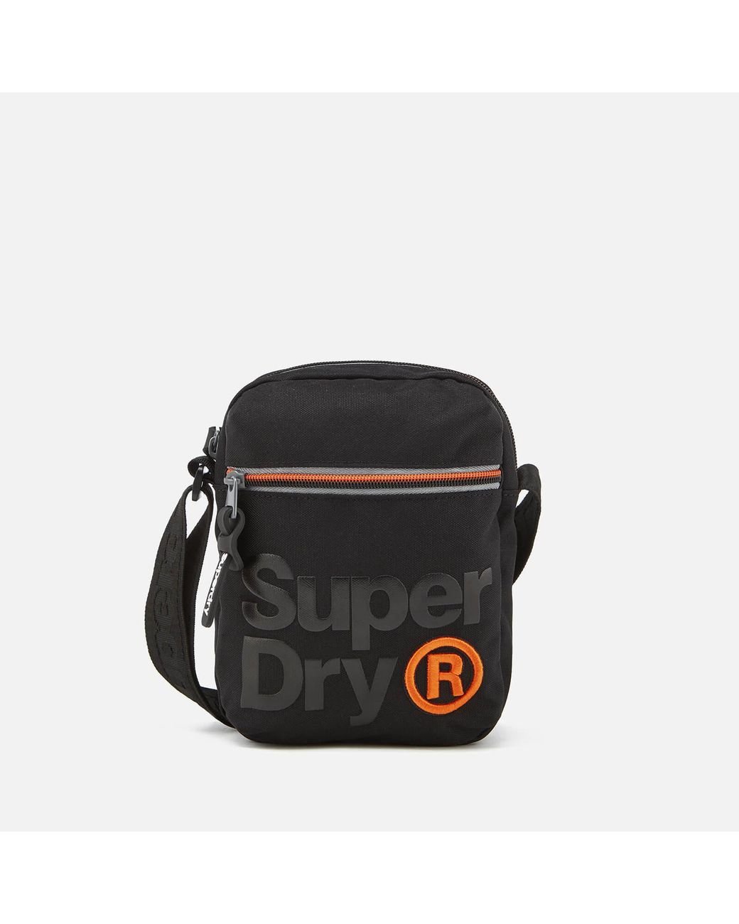 Superdry Lineman Super Sidebag in Black for Men | Lyst