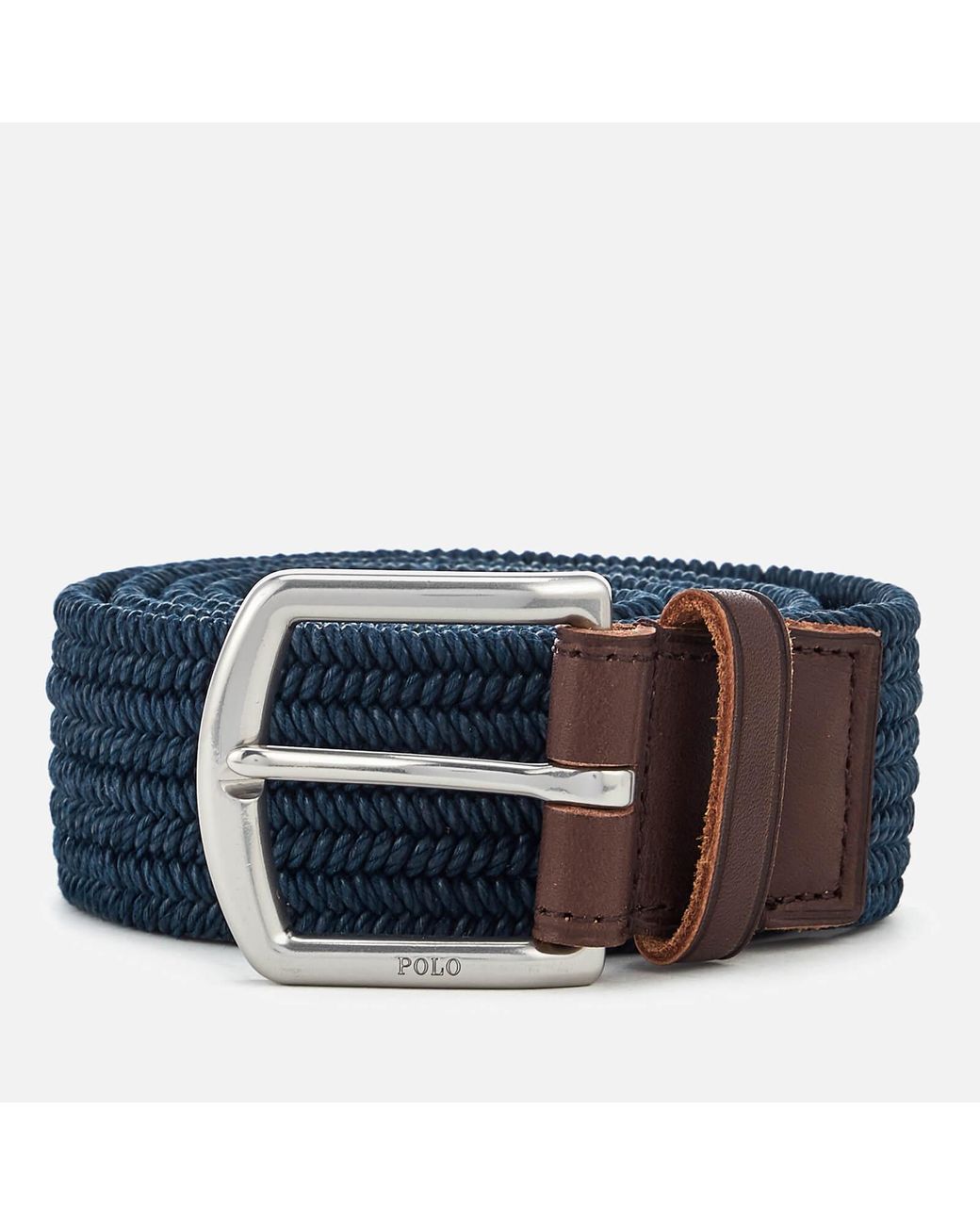 Polo Ralph Lauren Braided Fabric Stretch Belt in Blue for Men | Lyst