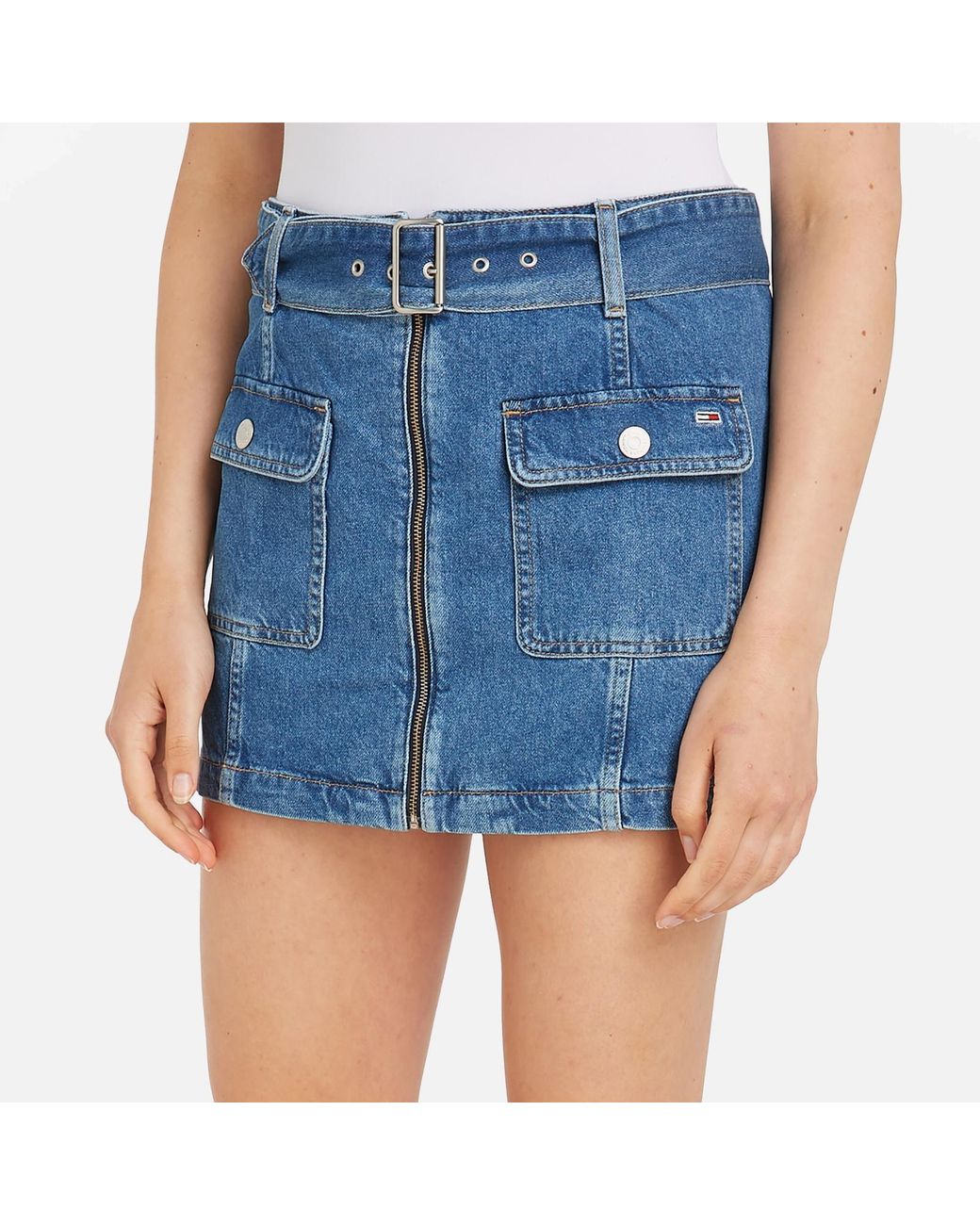 Tommy jeans denim 2025 mini skirt