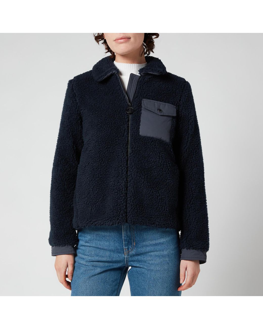 barbour birling fleece jacket