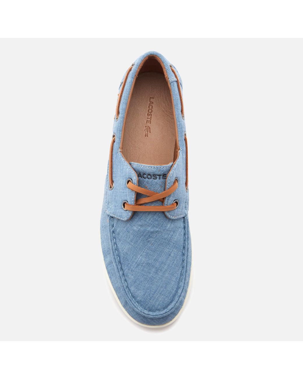 Lacoste Keellson Boat Shoes in Blue for Men | Lyst Australia