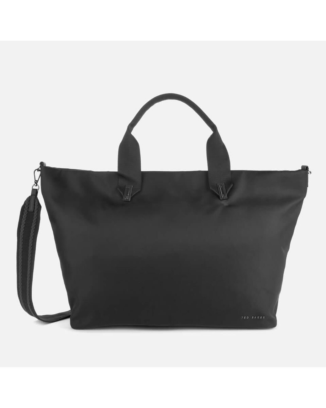 plain black tote
