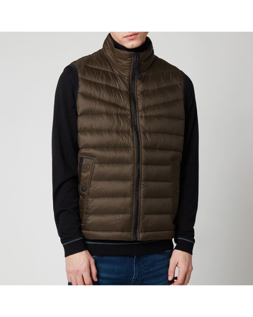 BOSS by Hugo Boss Olmeev1 Down Gilet in Beige (Natural) for Men Lyst