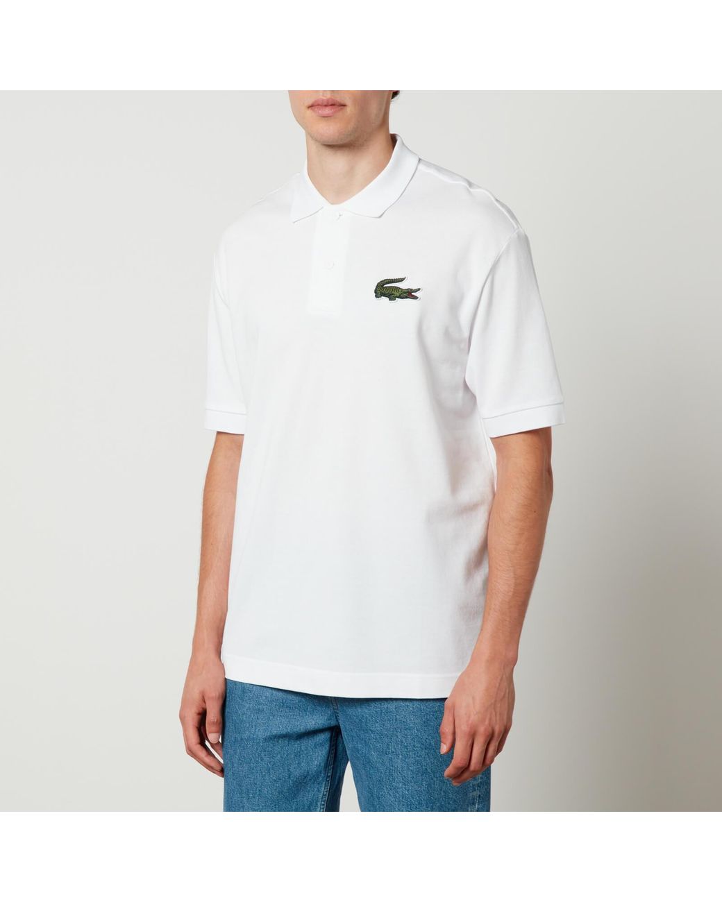 Lacoste Polo Shirt With Logo in White for Men | Lyst UK