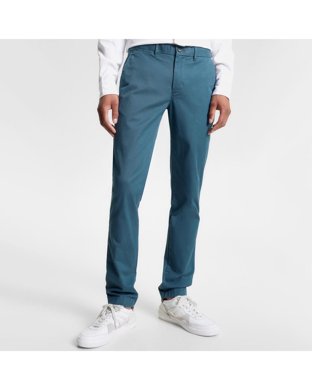gødning Prelude sneen Tommy Hilfiger Bleecker Cotton 1985 Chino Trousers in Blue for Men | Lyst