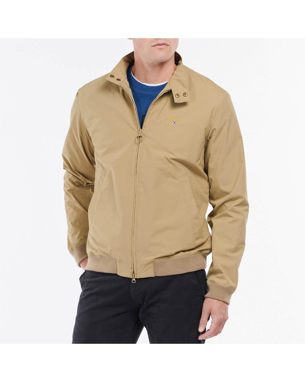 Barbour Crest Royston Casual Jacket in Natural for Men | Lyst