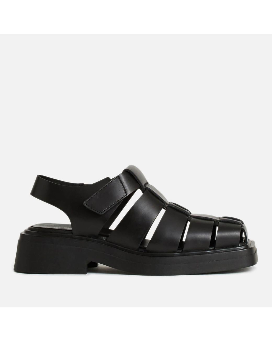 Vagabond Shoemakers Leather Fisherman Sandals in Black Lyst