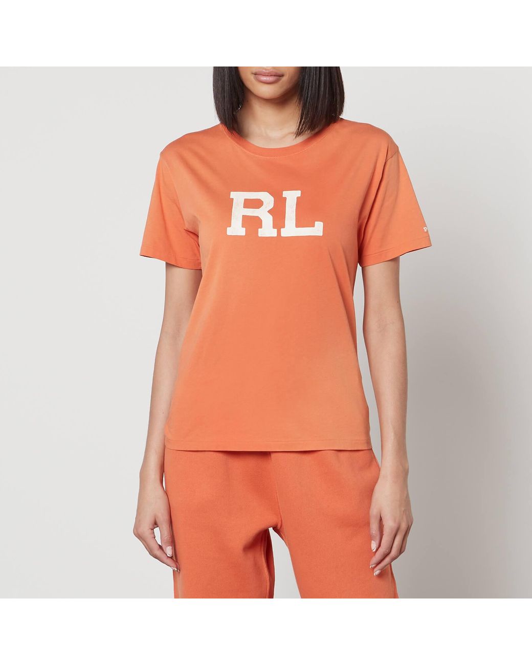 Polo Ralph Lauren Rl Pride Cotton-jersey T-shirt in Orange | Lyst