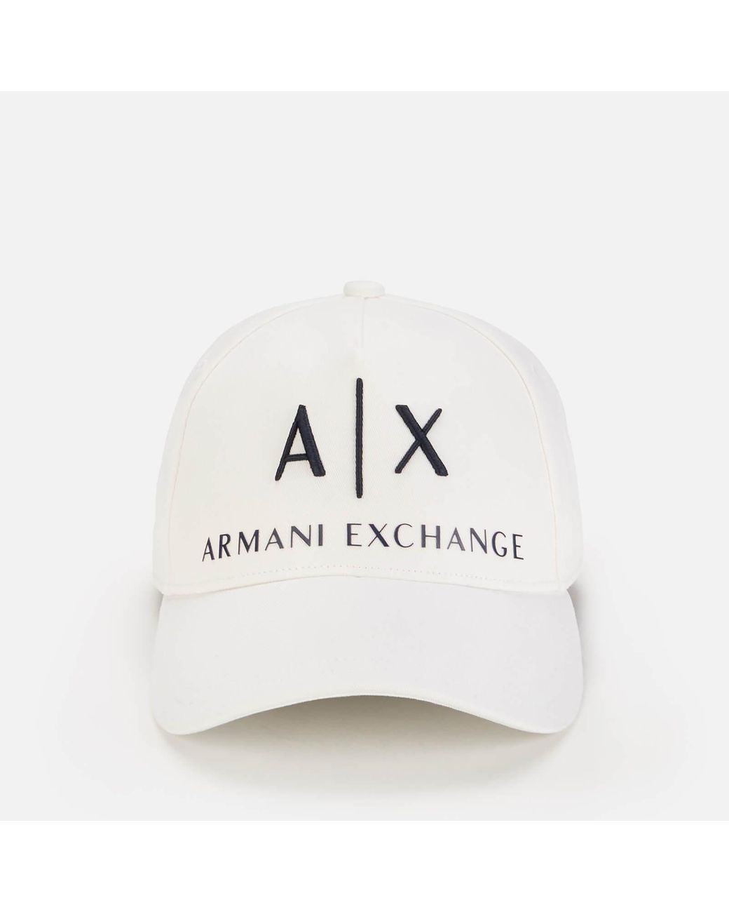 Armani Exchange Ax Logo Cap in White for Men | Lyst UK
