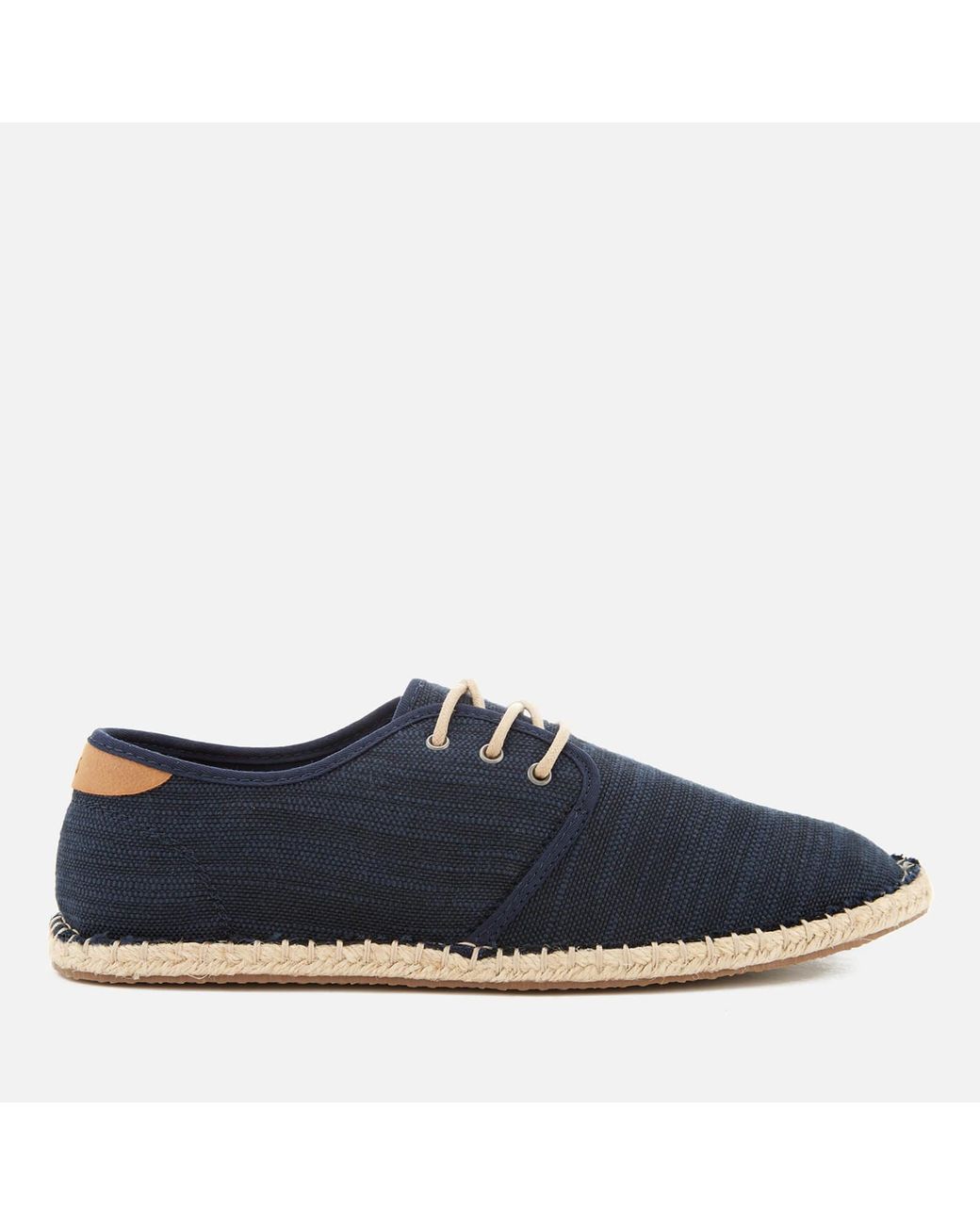 TOMS Diego Canvas Lace Up Espadrilles in Blue for Men | Lyst