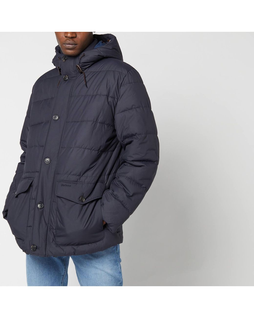 Barbour Synthetic Mobury Quilt Jacket in Blue for Men - Lyst