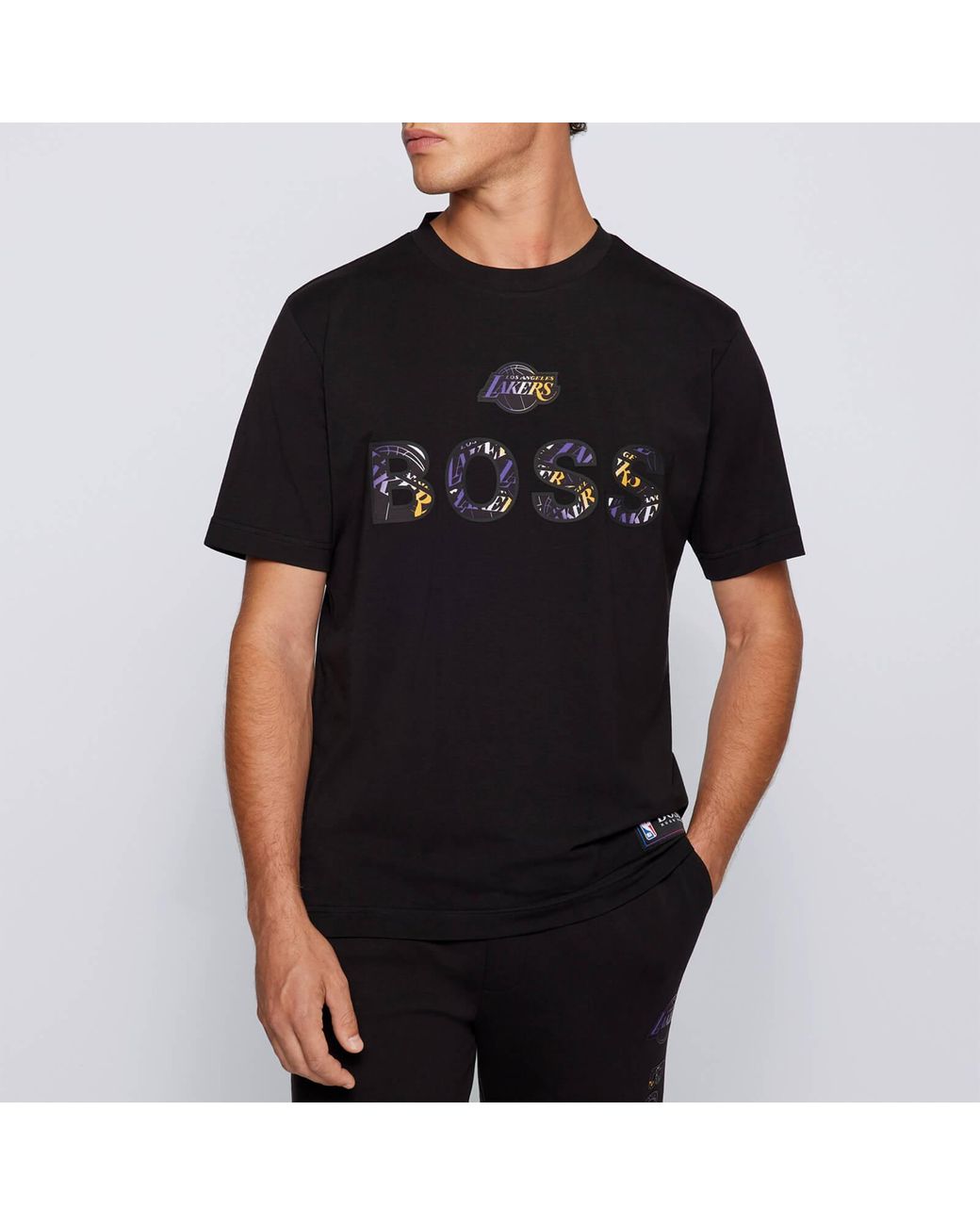HUGO BOSS Cotton X Nba Lakers Crewneck 