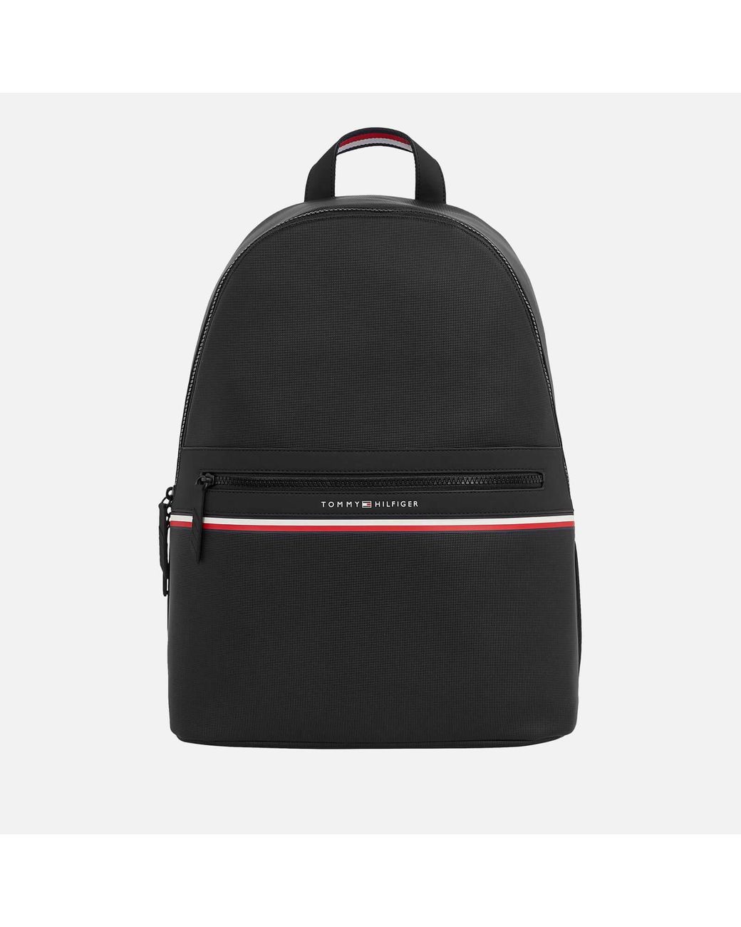 Tommy Hilfiger Stripe Backpack in Black for Men | Lyst