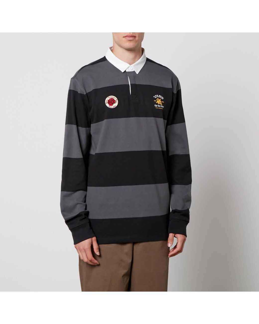 vans polo long sleeve