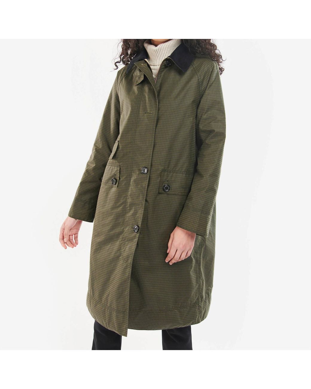 Barbour Printed Wax Green | Lyst