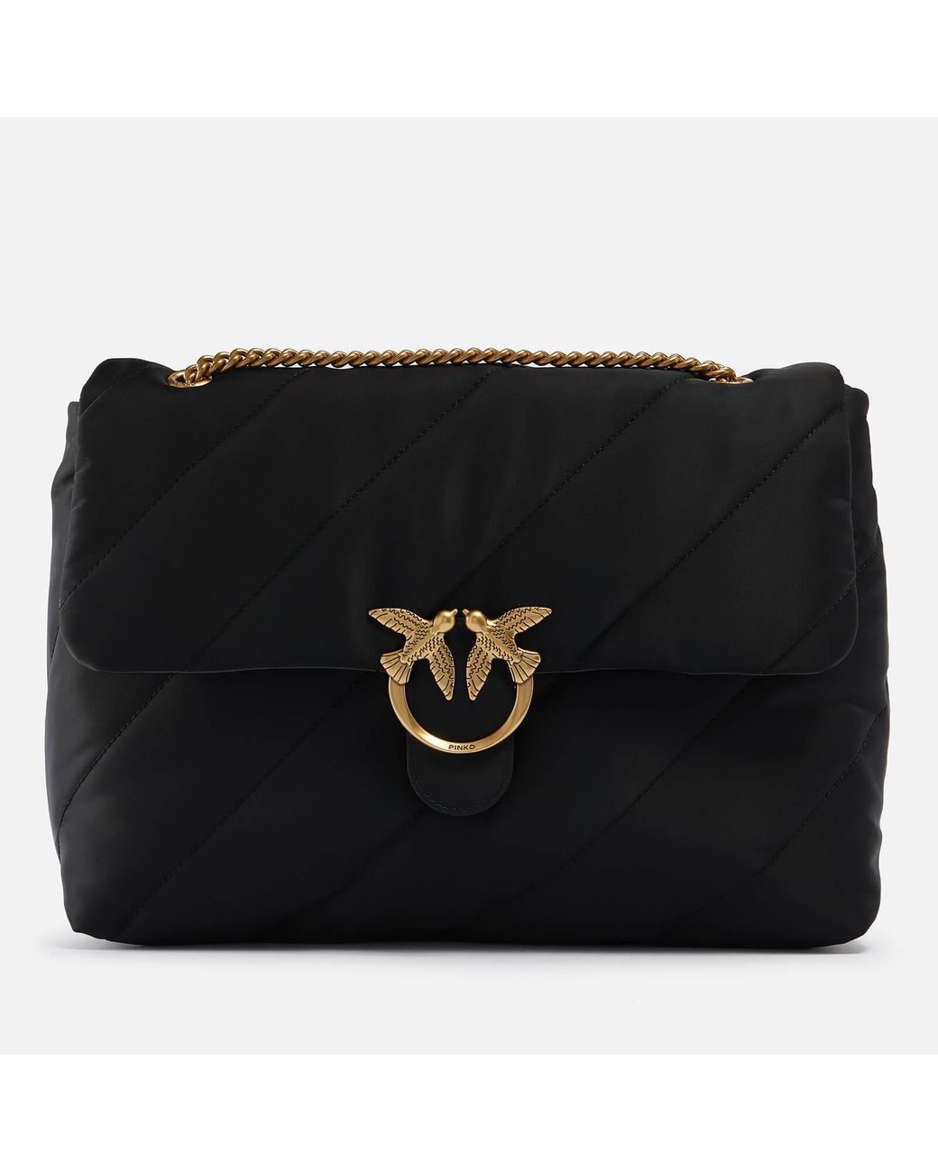 Pinko Maxi Love Extra Puff Quilted Nylon Bag in Black Lyst Australia