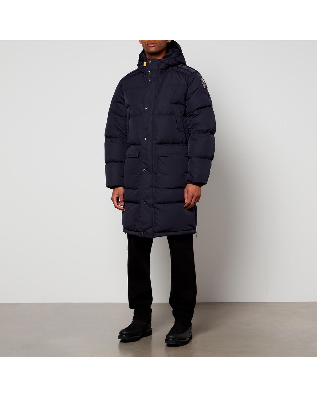 Parajumpers Long Bear Shell Jacket in Blue for Men Lyst UK