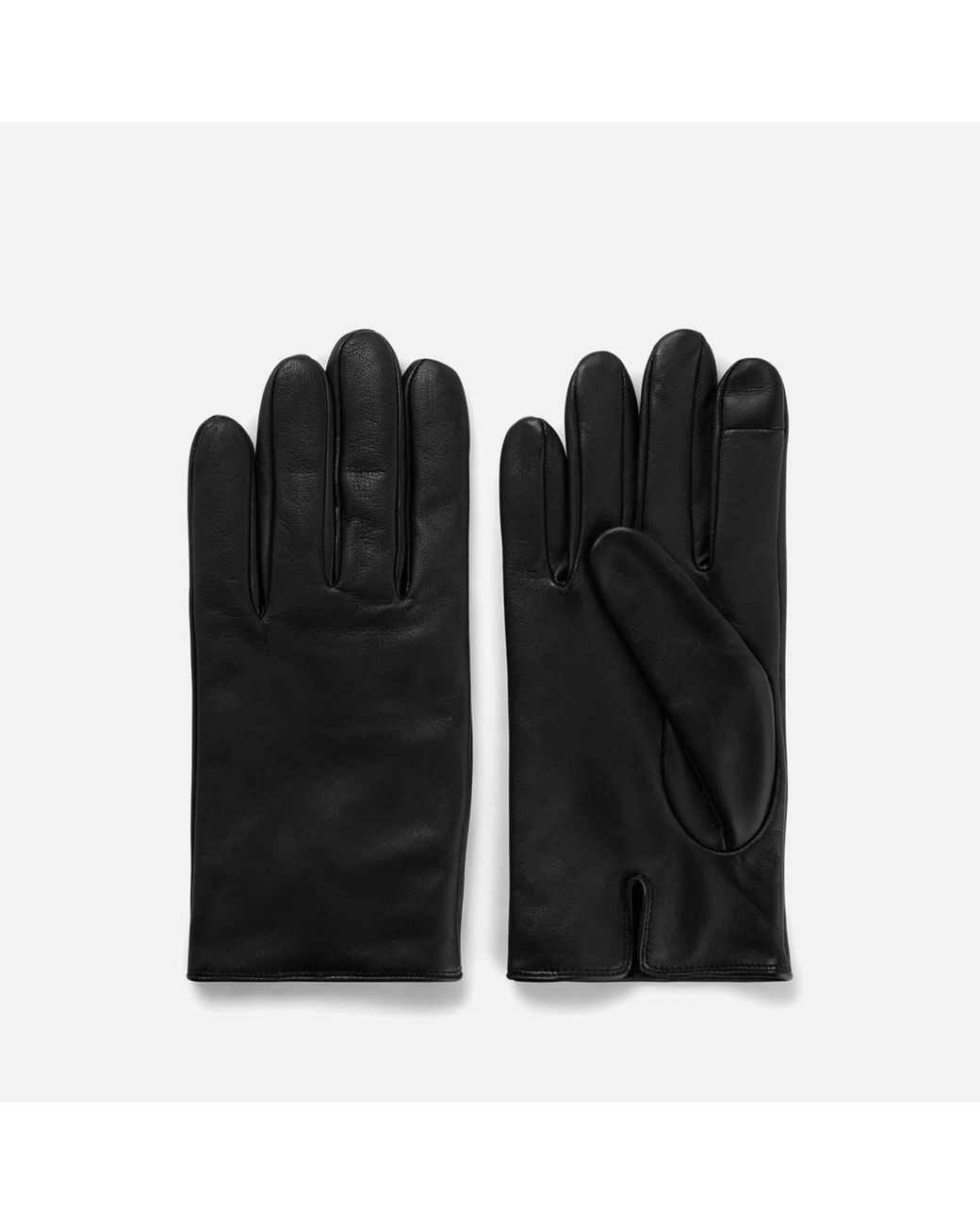 Boss leather gloves clearance mens