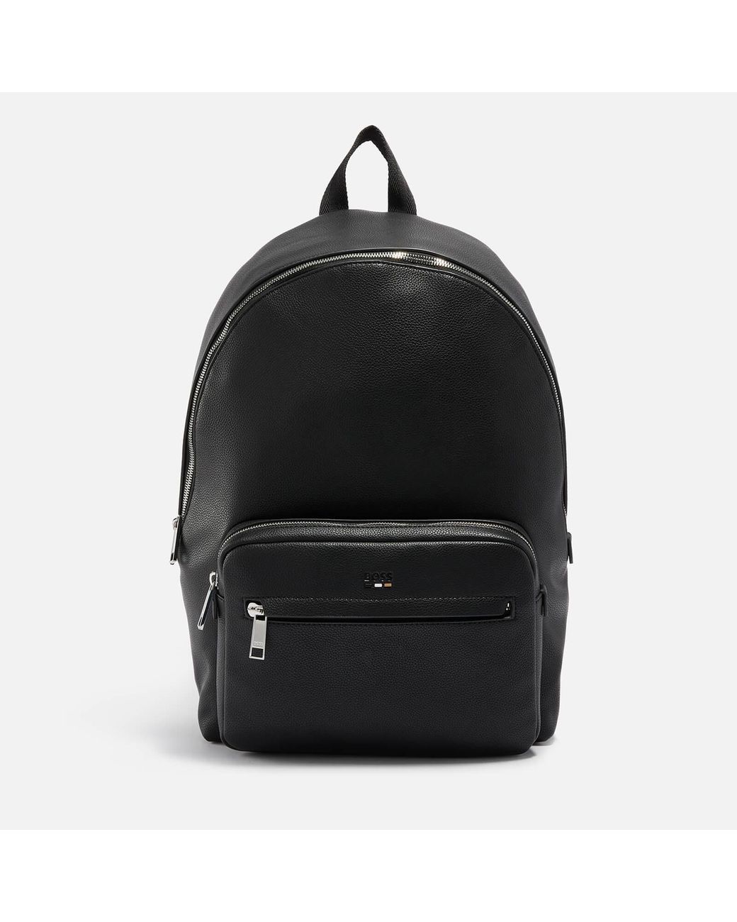 BOSS by HUGO BOSS Ray Faux Leather Backpack in Black for Men | Lyst