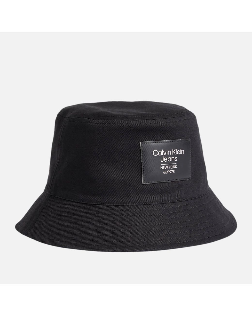 Calvin Klein Logo Print Bucket Hat In Black For Men Lyst | lupon.gov.ph