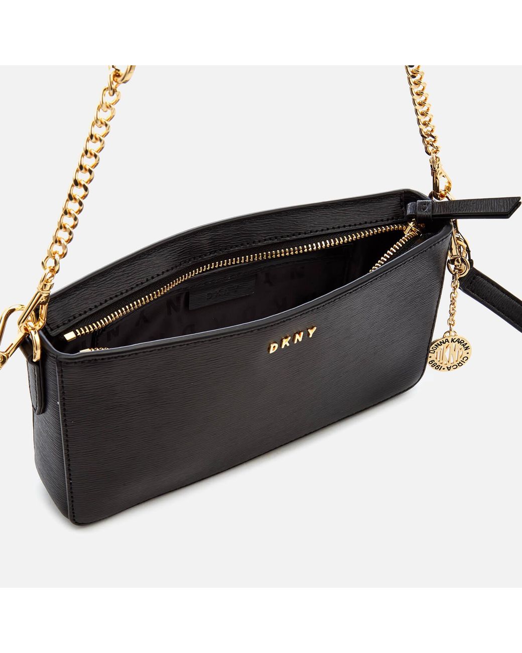 Dkny Bryant Park Small Signature Logo Demi Bag - Chino/blk