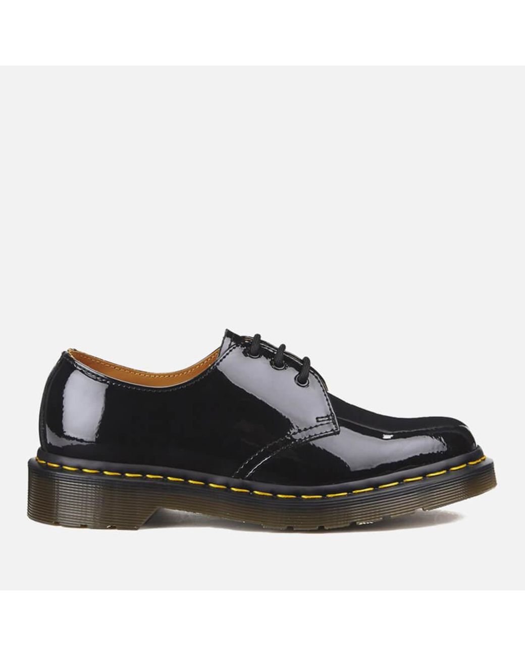 Dr. Martens Leather 1461 Patent Lamper 3-eye Shoes in Black - Lyst