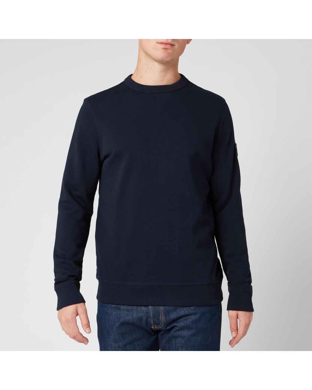 BOSS by HUGO BOSS Casual Walkup 1 Relaxed Fit Sweatshirt in Blue for Men |  Lyst UK