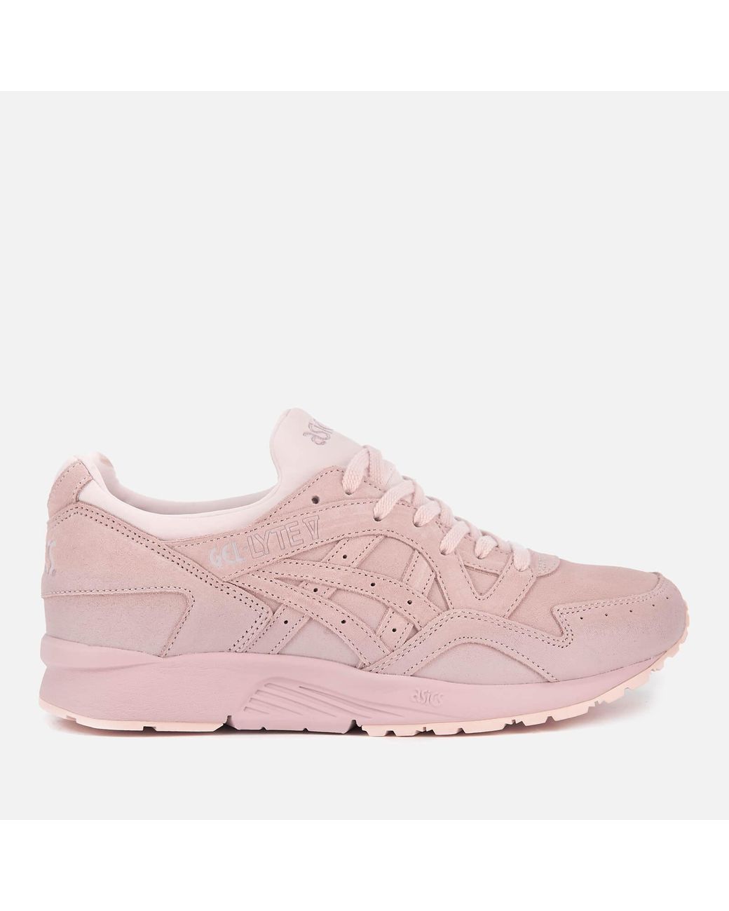 Asics Gel-lyte V Suede Trainers in Cream/Pink (Pink) | Lyst