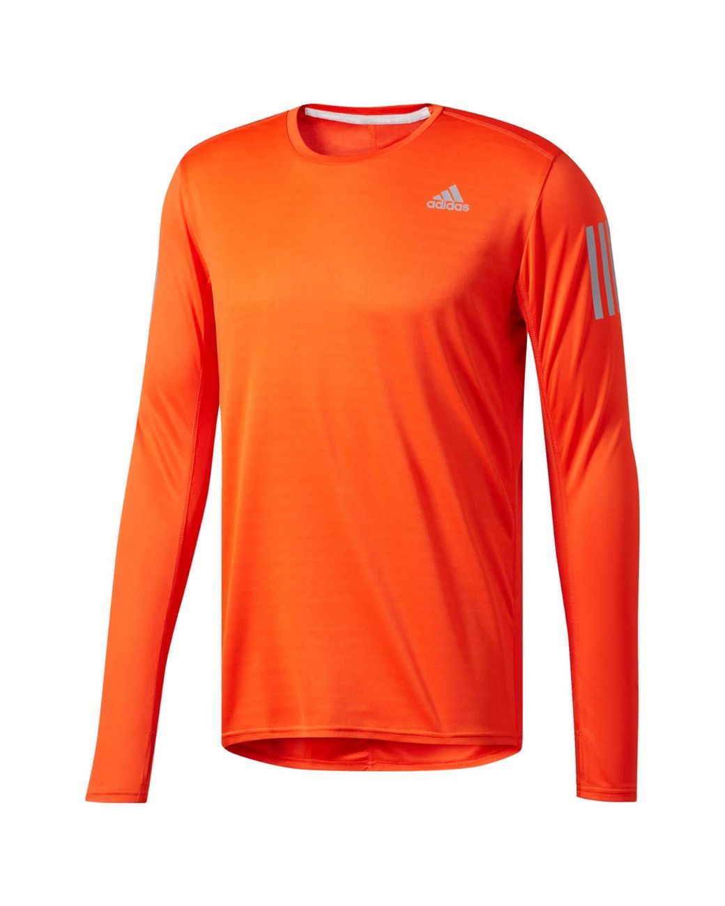 adidas Synthetic Response Long Sleeved Running Top in Orange for Men | Lyst  Canada
