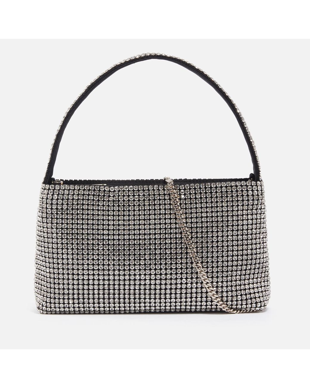 Ted Baker Glittar Embellished Satin Mini Shoulder Bag in Black Lyst