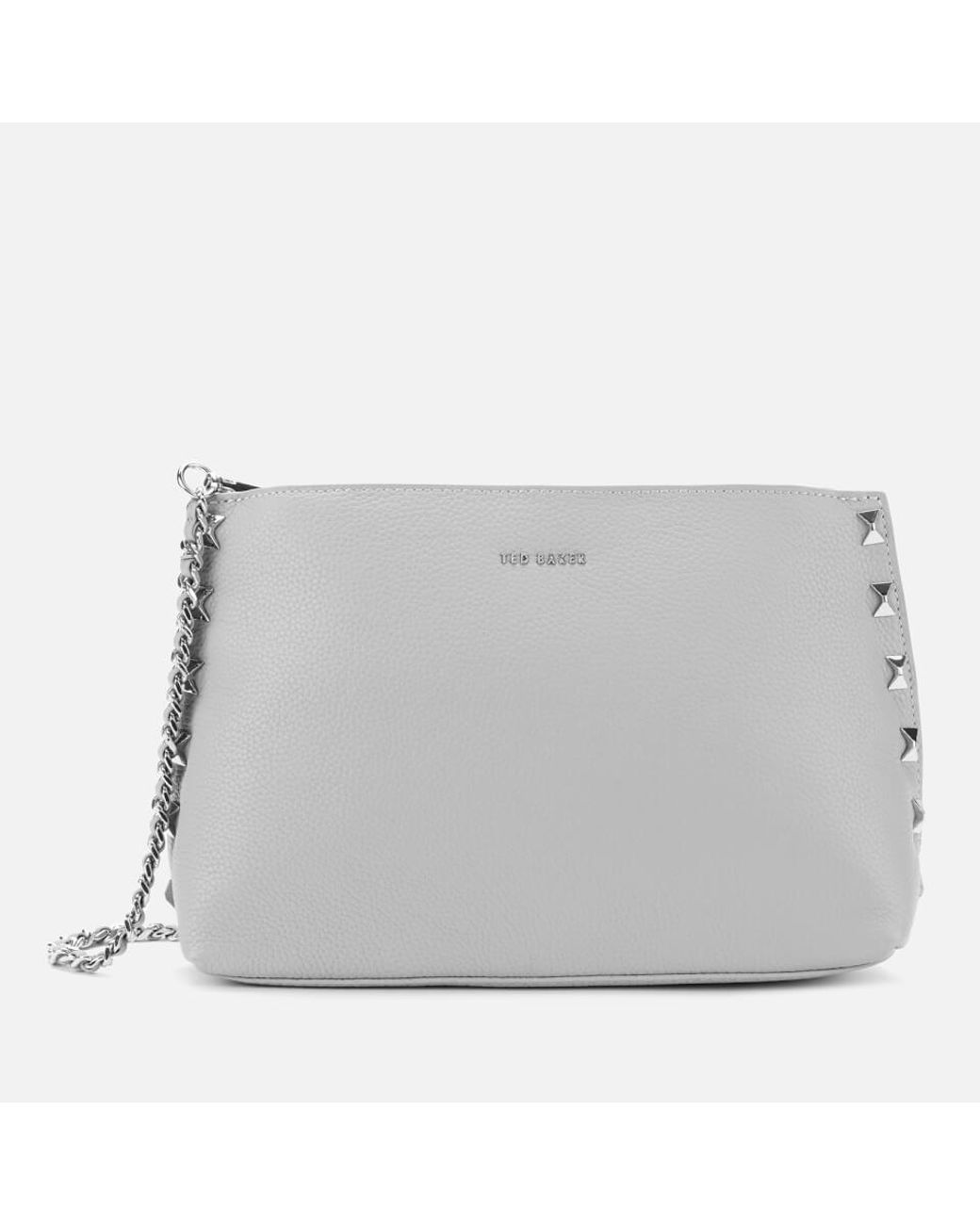 ted baker burgundy clutch bag