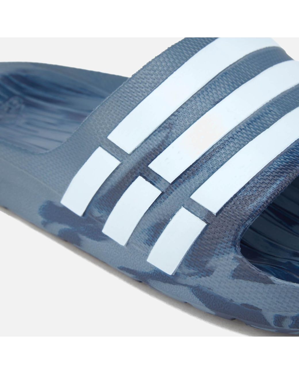 adidas Duramo Slide Sandals in Blue for Men | Lyst