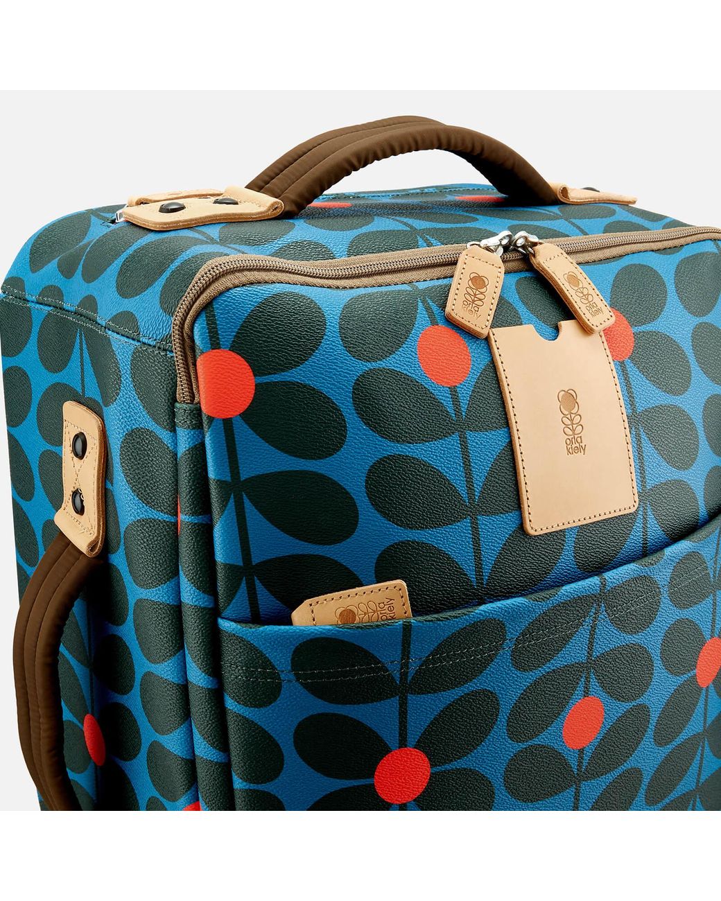 Orla Kiely Sixties Stem Vinyl Travel Cabin Case in Blue Lyst Canada