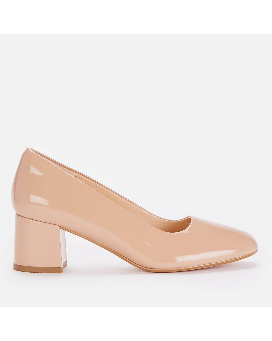 Clarks Sheer 55 Patent Court Shoes in Brown | Lyst