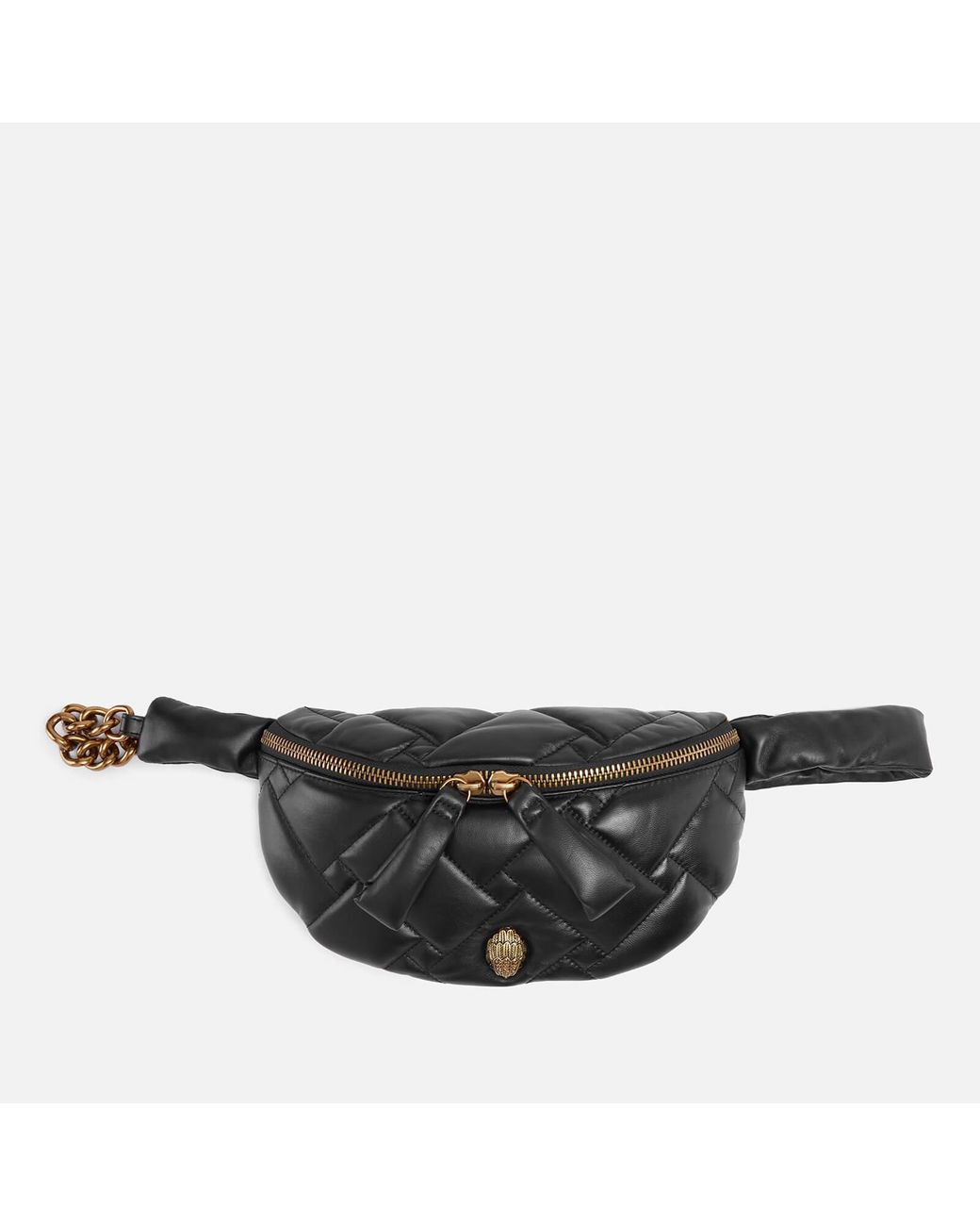 Kurt Geiger Kensington Leather Belt Bag in Black Lyst