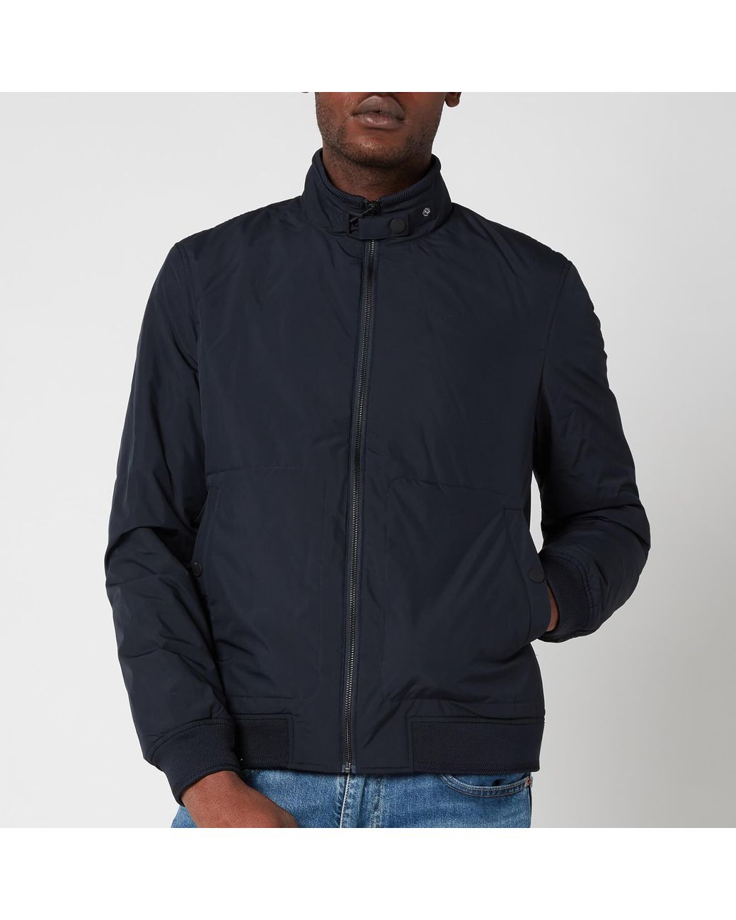 Ted Baker Synthetic Lobster Wadded Bomber Jacket in Blue for Men | Lyst