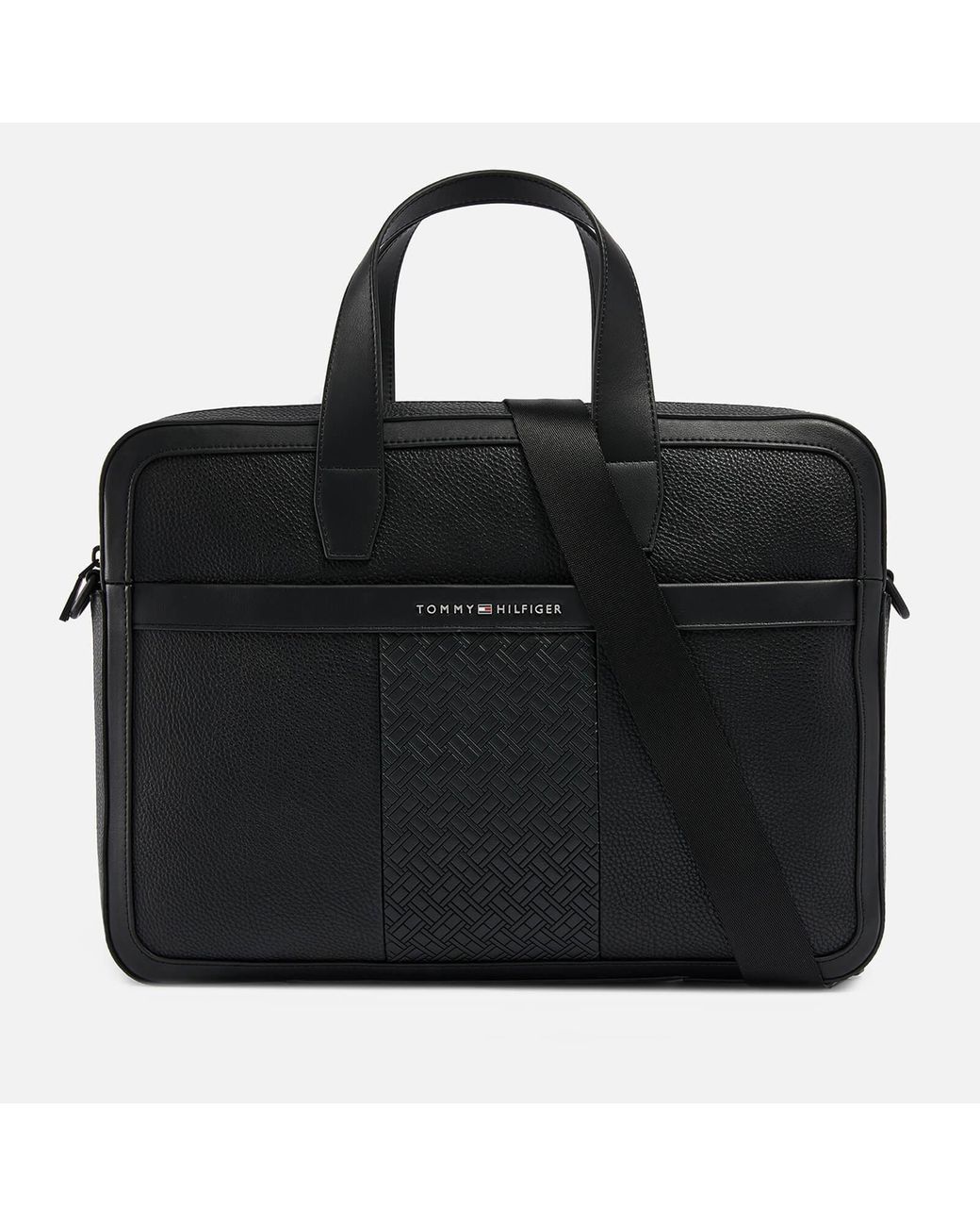 Tommy Hilfiger Central Slim Computer Bag in Black for Men | Lyst