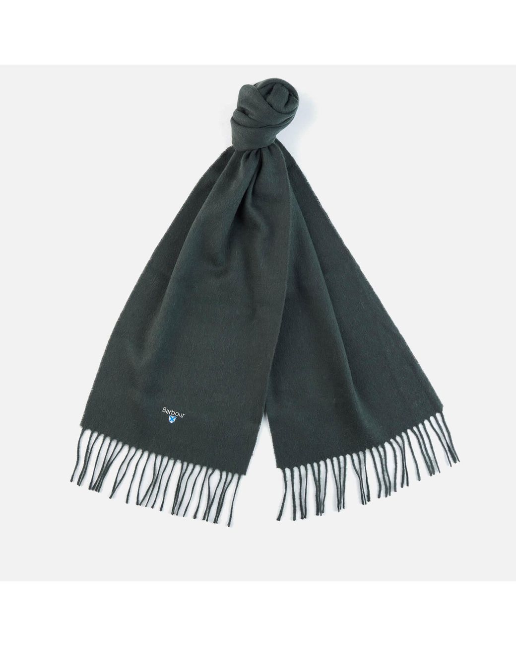 Barbour Wool Scarf in Blue for Men | Lyst