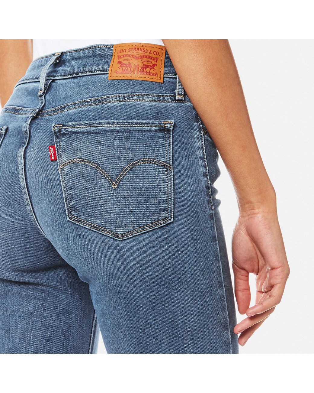 Levi's Women's 712 Slim Jeans in Blue | Lyst Canada