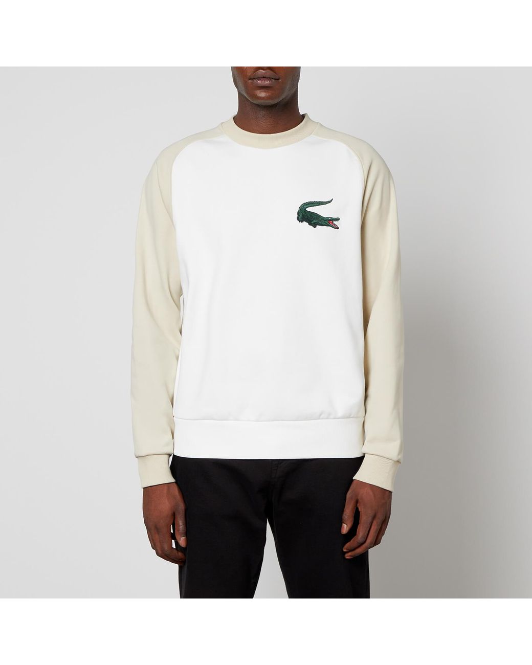 Lacoste Robert Georges Croc Sweatshirt in Natural for Men | Lyst