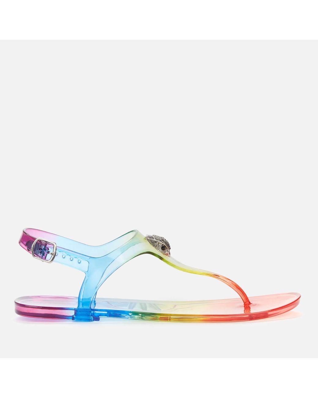Kurt Geiger Synthetic Maddison Rainbow Jelly Sandals - Lyst