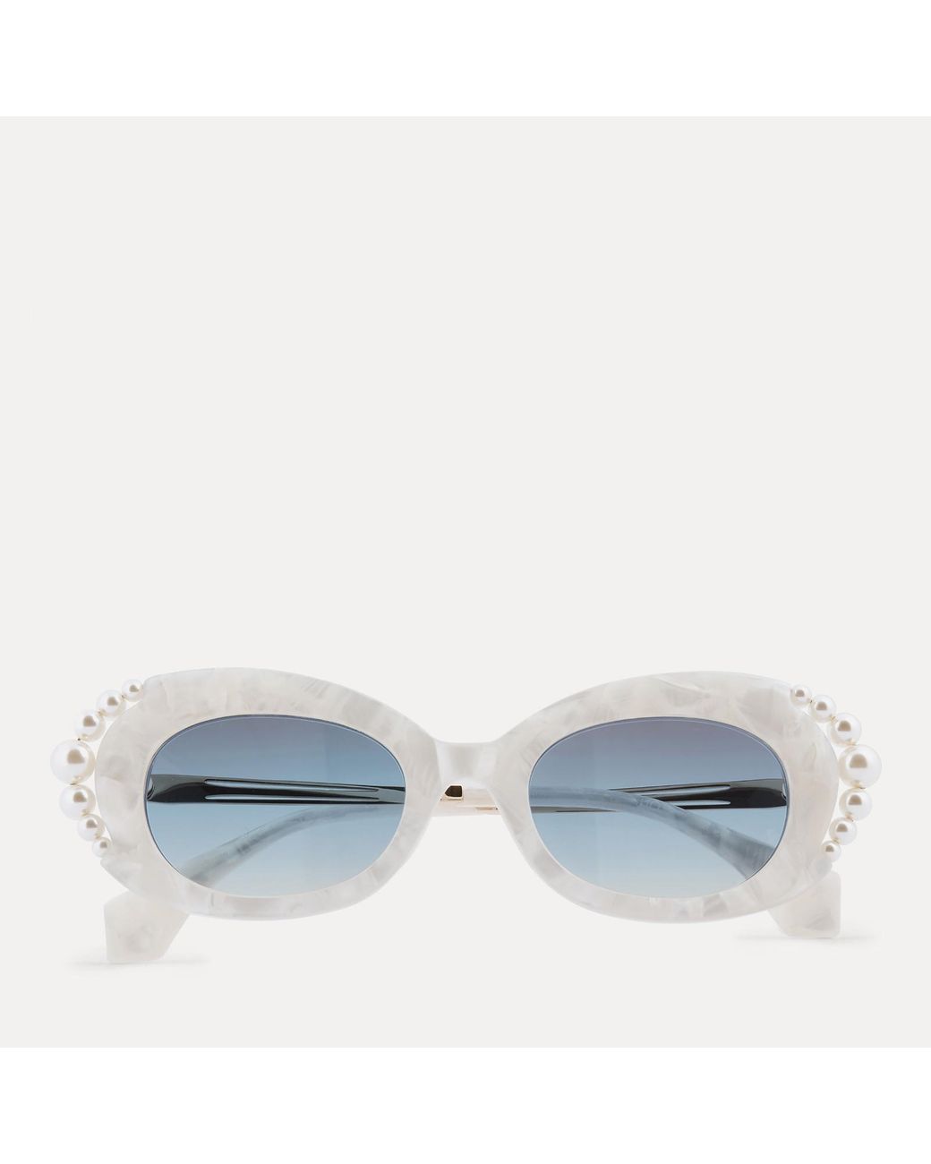 【Vivienne Westwood】Acetate スワロフスキーパール サングラス Vivienne Westwood Acetate Swarovski Pearl Cat-eye Sunglasses