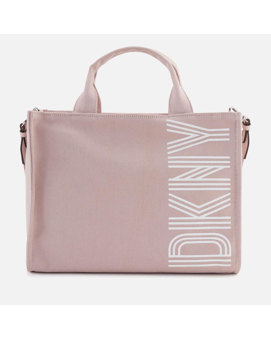 DKNY Noa Medium Cotton Canvas Tote Bag in Pink Lyst UK