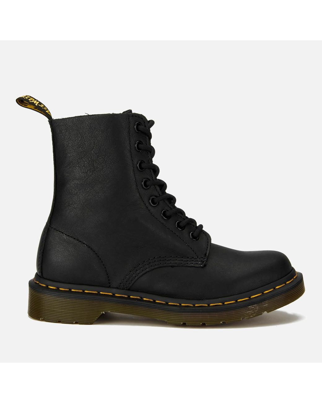 Dr. Martens 1460 Pascal Virginia Leather 8-eye Boots in Black | Lyst