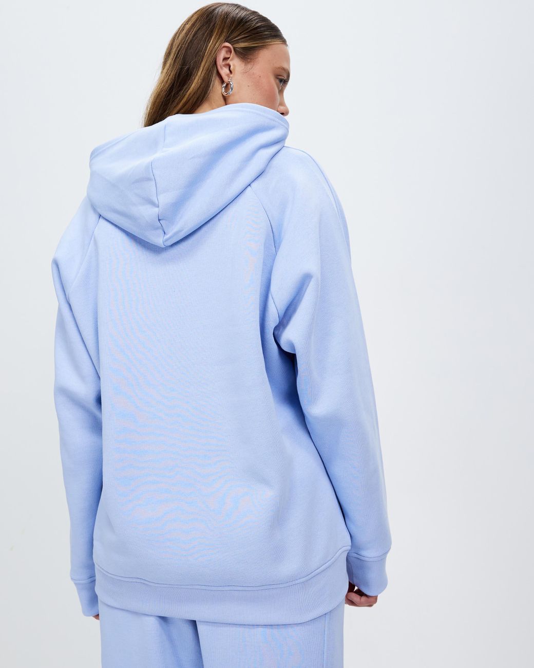 adidas Sportswear All Szn Fleece Boyfriend Hoodie in Blue | Lyst Australia